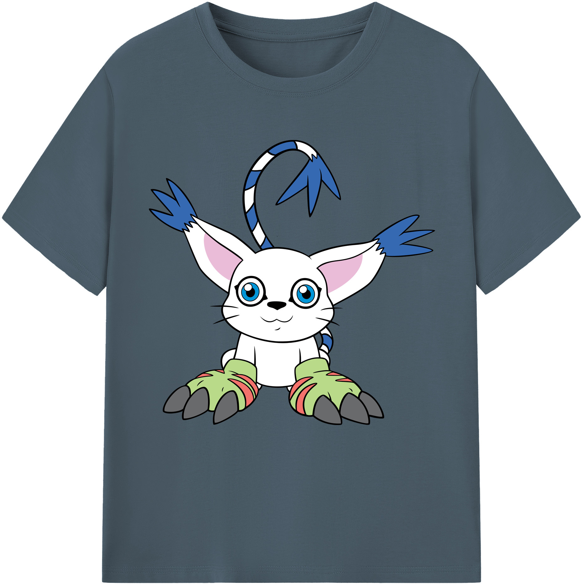 （画像用） Digimon デジタルモンスター/デジモン 綿100％半袖Tシャツ（フロントプリント）